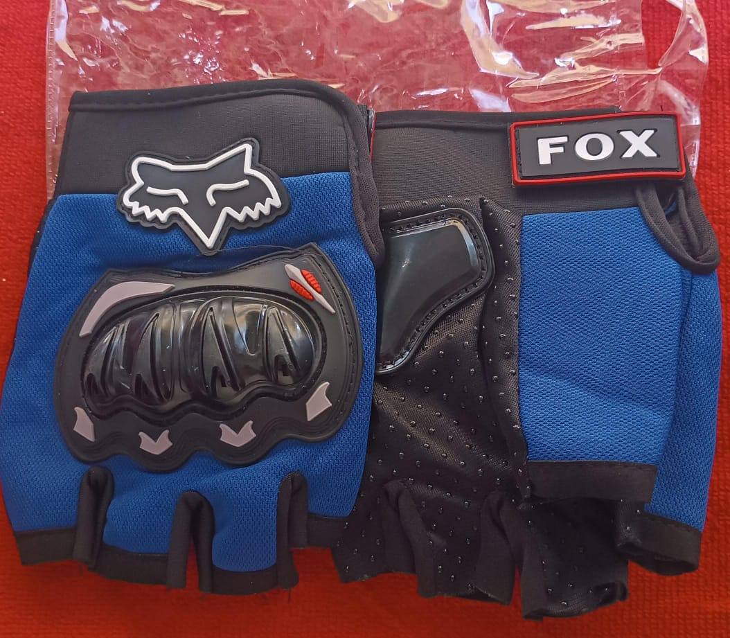 GUANTES CORTO FOX AZUL