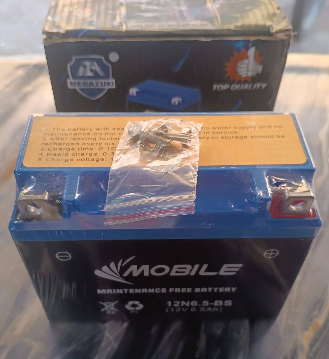 BATERIA 12N6.5-BS SECA