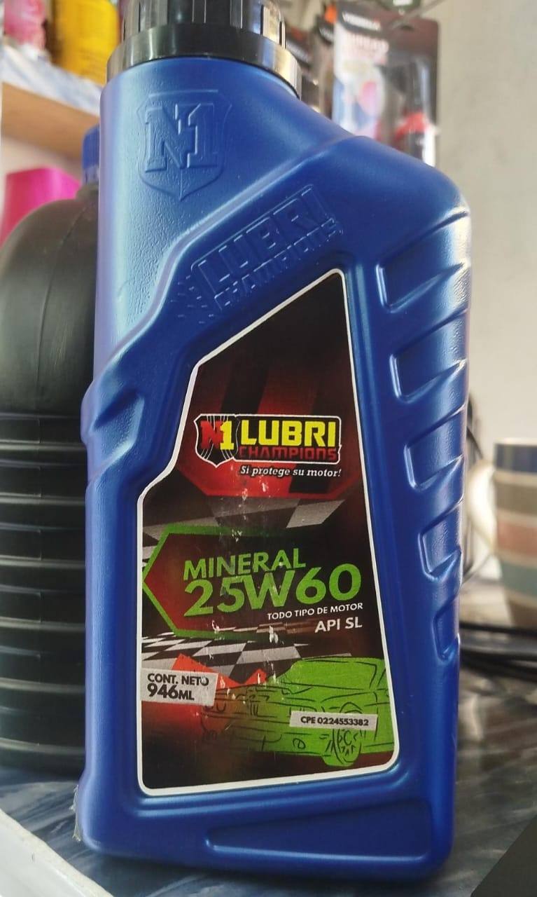 Aceite lubri champions 25W60